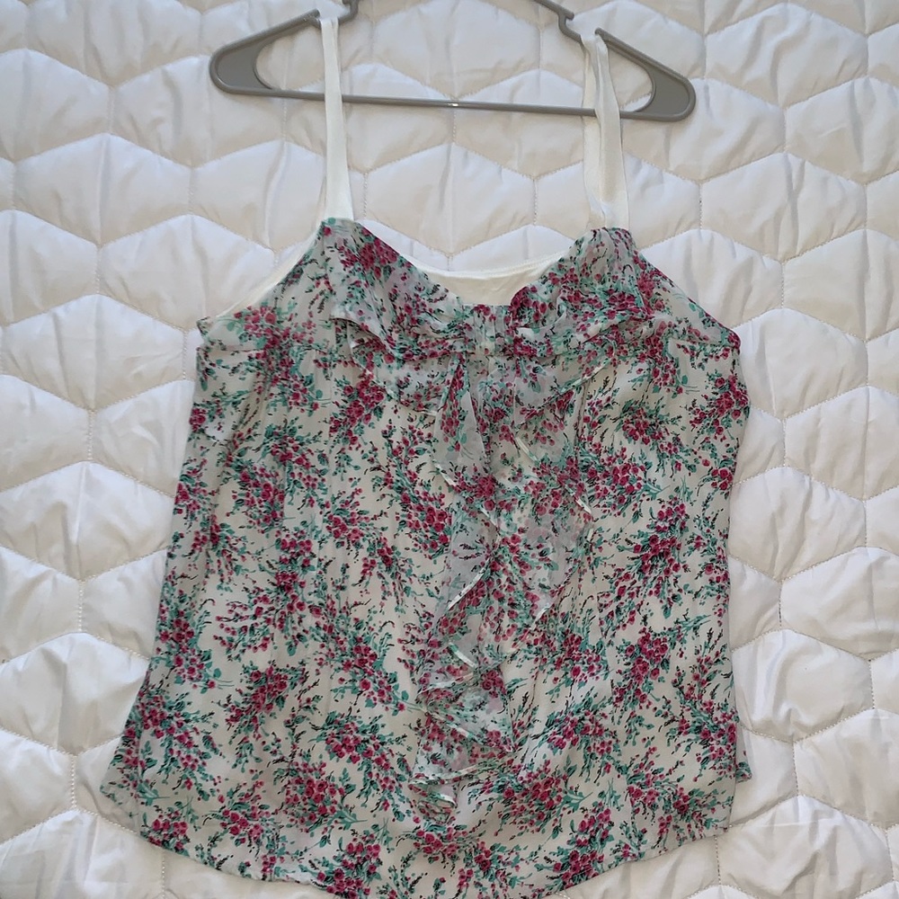 LC Lauren Conrad Ruffle Tank